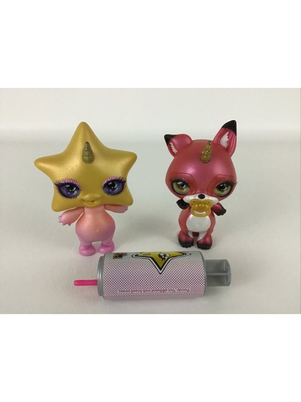 Poopsie Sparkly Critters Starlight Star & Cinnamon Fox 4" Lot MGA Figure Rare
